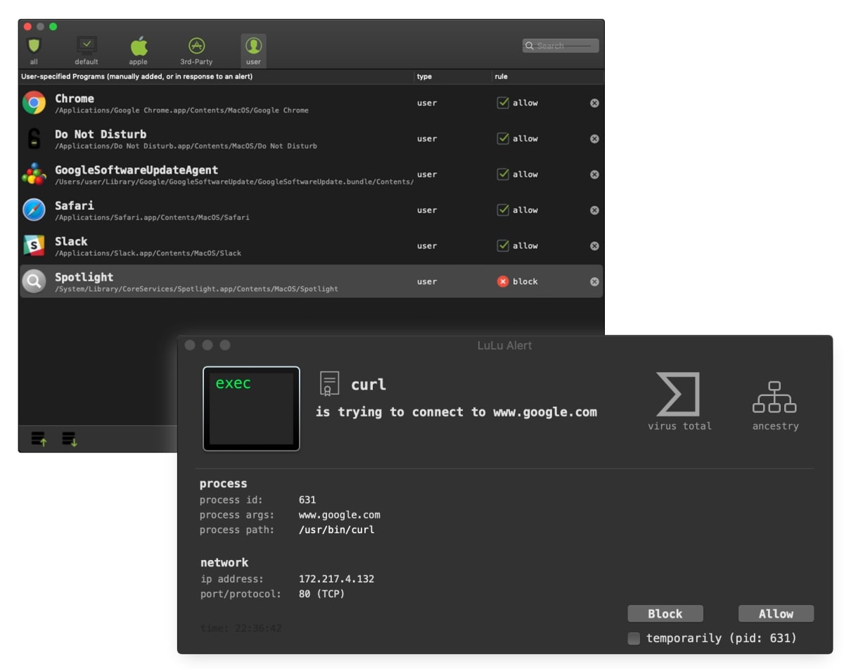 Lulu Free Firewall for macOS