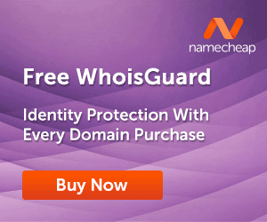 Free Whois Protection with Namecheap